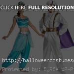 sexy Jasmine and Aladdin Halloween Costume